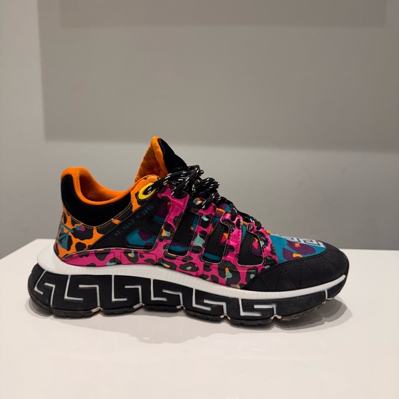 Versace Men's Trigreca Lace Up Sneakers - Picture 1 of 6